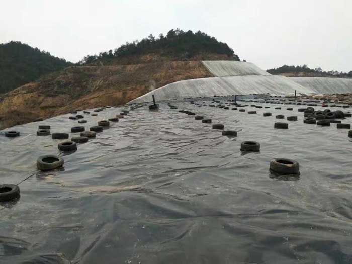 防滲膜垃圾場鋪設(shè)施工案例